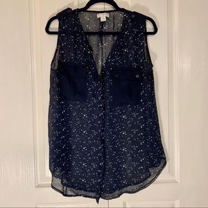 EUC Cotton On starry night sleeveless camisole L